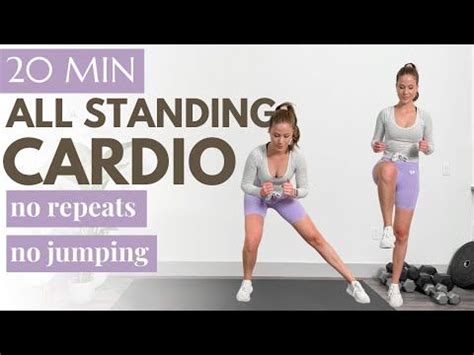 Min Low Impact All Standing Cardio Hiit Workout No Repeats No