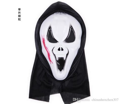 Halloween Party Scary Ghost Face Mask Scream Mask Costume Skull ...