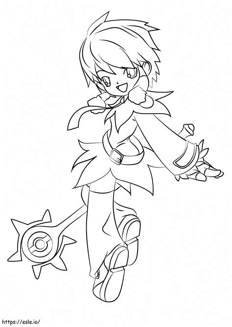 Aisha De Elsword Para Colorear