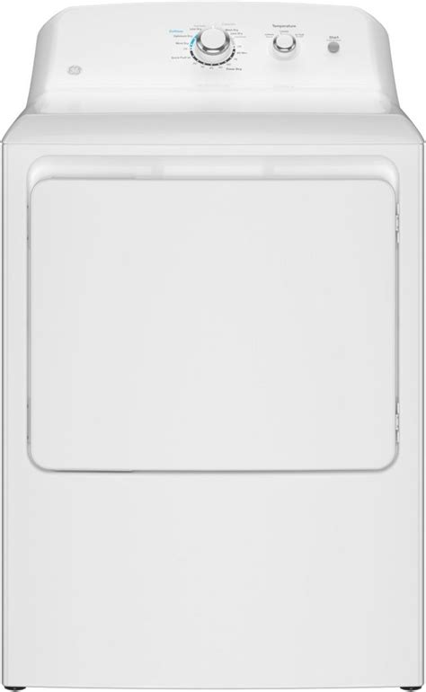 Ge® 62 Cu Ft White Front Load Electric Dryer Fischer Furniture