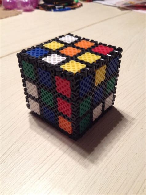 Rubiks Cube Perler Beads Rubiks Cube Perler Beads Cube