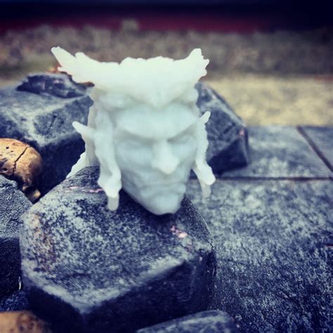 Wood Elf Head Unpainted Wolf King Customs