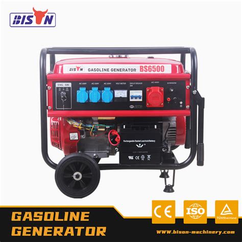 Bison 2kw 3kw 5kw 5 5kw 6kw 6500 7kVA Small Petrol Gasoline Engine