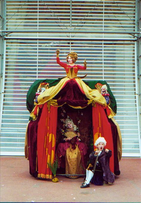 dress circlet walkabout performers street theatre london uk