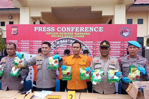 Polres Aceh Utara Gagalkan Peredaran 12 Kg Sabu Dari Thailand ANTARA News