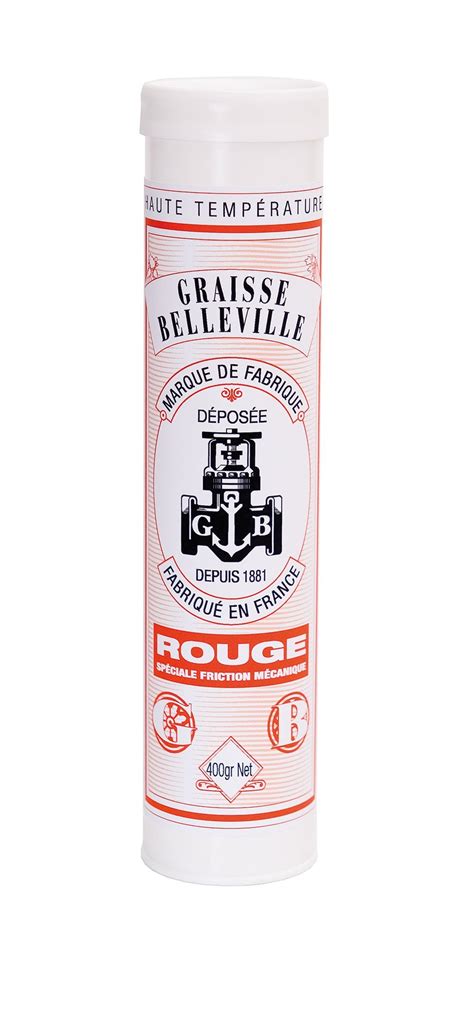 Graisse Belleville Etiquette Rouge Cartouche De Graisse Graphitée 400g