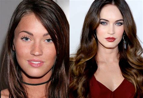 Megan Fox Before And Now Celebrity Change Look Celebrities Megan