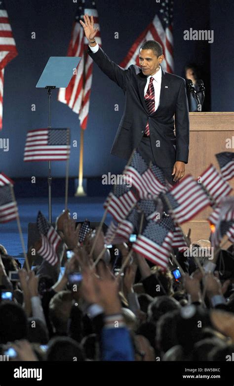 Barack Obama U.S. Presidential Election Victory Speech and Celebration ...