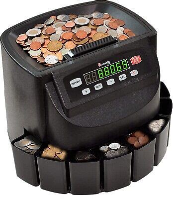 Cassida C Cad Canadian Coin Counter Sorter Roller Black