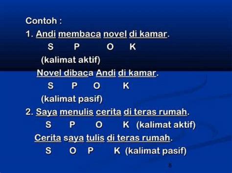 30 Contoh Kalimat Spok Beserta Strukturnya Yuk Pahami