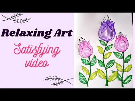 Relaxing Drawing Technique Satisfying Video For Relaxing Nadi S