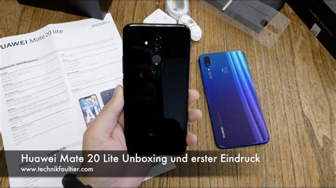 Huawei Mate 20 Lite Unboxing Und Erster Eindruck YouTube