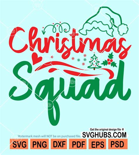 Christmas Squad Svg Free Ubicaciondepersonascdmxgobmx