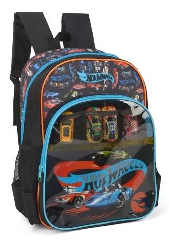 Mochila Costas Hot Wheels 38251 Preta Luxcel Frete grátis