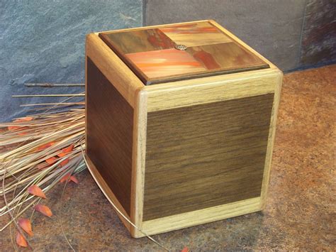 Hand Crafted Wood Cremation Urn By Palmer Union Design