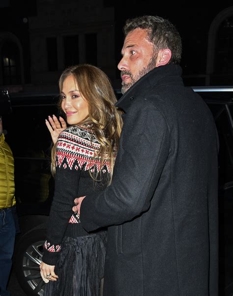 Jennifer Lopez Paired a Sheer Skirt With a Festive Sweater for Date ...