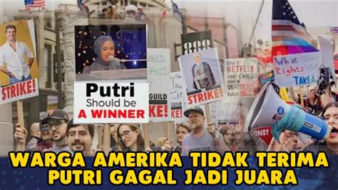 Warga Amerika Tidak Terima Putri Gagal Jadi Juara Agt Youtube