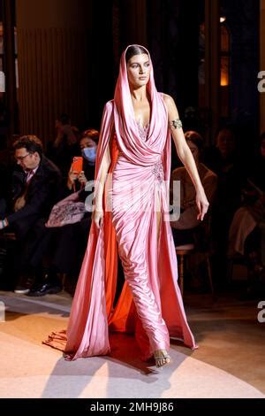 A Model Walk The Runway Of Zuhair Murad Show During Paris Fashion Week