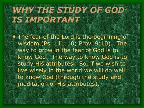 Ppt Theology Proper What Is God Like Powerpoint Presentation Free