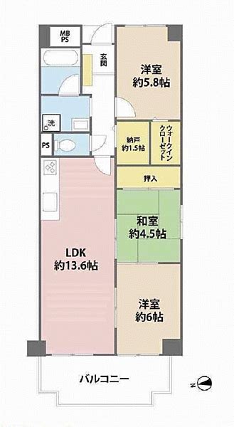 【ホームズ】ローレルハイツ武庫之荘 2階の建物情報｜兵庫県尼崎市武庫豊町3丁目12 28