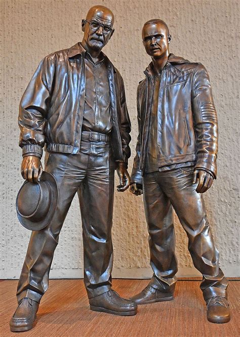 Breaking Bad Statues In Albuquerque Bronze For Eisenberg And Pinkman