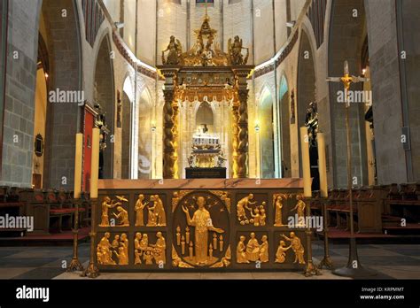 Royal Gniezno Cathedral S Interior With Sarcophagus St Adalbert