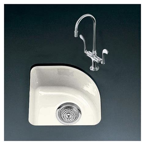 KOHLER Rectangle Cast Iron Undermount Bar Sink at Lowes.com