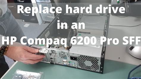 How To Replace A Hard Drive In An Hp Compaq Desktop Computer Youtube