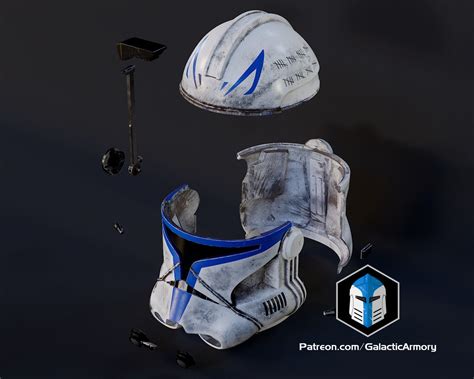 Realistic Captain Rex Helmet - 3D Print Files – Galactic Armory