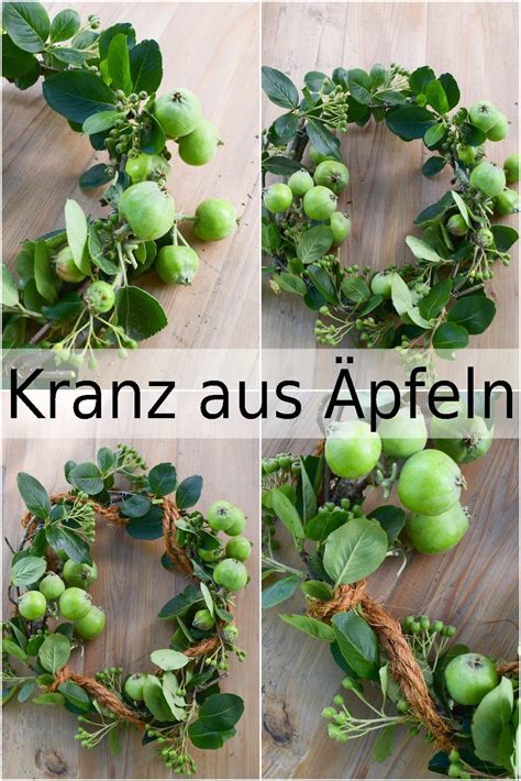 Kranz Aus Pfeln Diy Fruechte Selbermachen Und Binden Schneeball Wreath