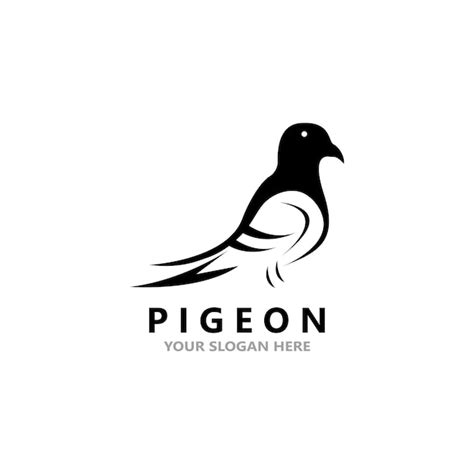 Premium Vector Pigeon Bird Logo Vector Icon Illustration Design Template