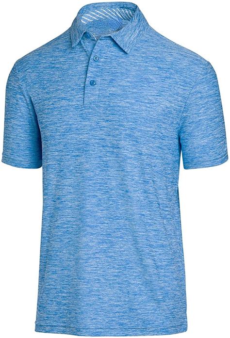 Golf Shirts For Men Dry Fit Short Sleeve Polo Athletic Casual Collared