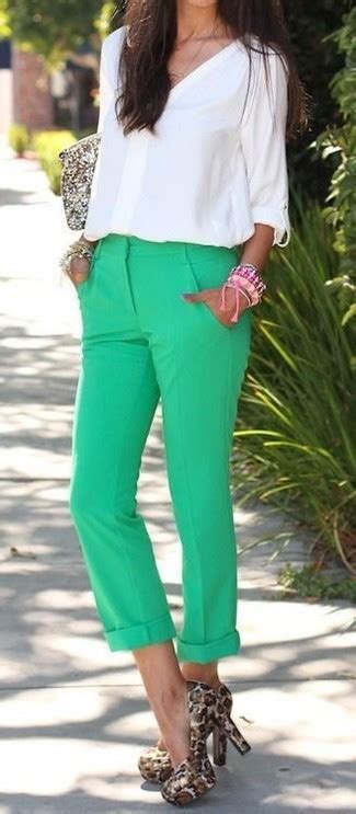 Comment Porter Un Pantalon Chino Vert 7 Tenues Et Looks Lookastic