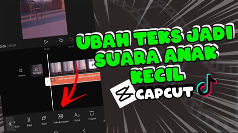 Cara Mengubah Teks Jadi Suara Anak Kecil Di Capcut YouTube