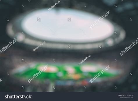 Football Soccera Fans Full Stadium Celebrate Stock Photo 1132548230