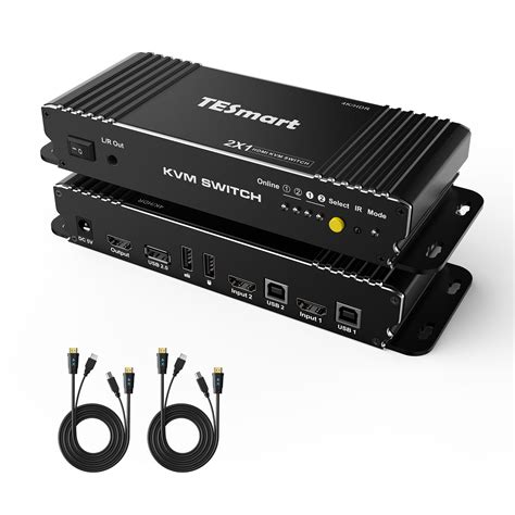 Buy Tesmarthdmi Kvm Switch In Out K Hz Ports Hdmi Kvm Switch