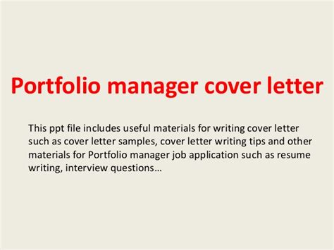 9++ Sample Writing Portfolio Cover Letter | Simple Cover Letter