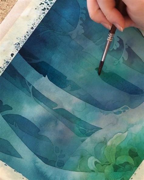 𝗙𝗔𝗥𝗬𝗡 𝗛𝗨𝗚𝗛𝗘𝗦 ☽ on Instagram: “Watercolor negative painting a book page ...