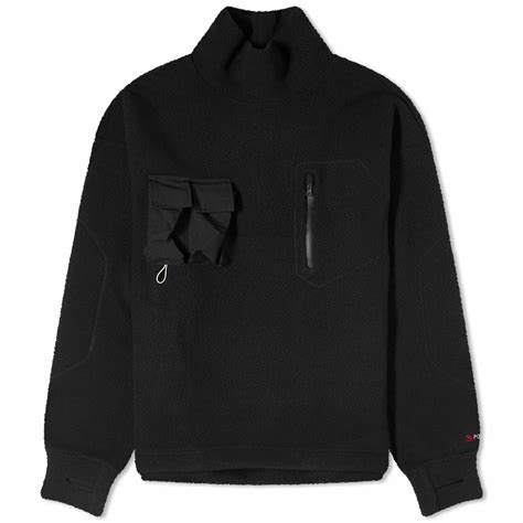 F Ce Men S Polartec Boa Mock Neck Sweat In Black F Ce