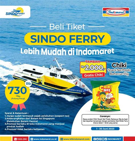 Indomaret On Twitter Beli Tiket Sindo Ferry Makin Mudah Di Indomaret