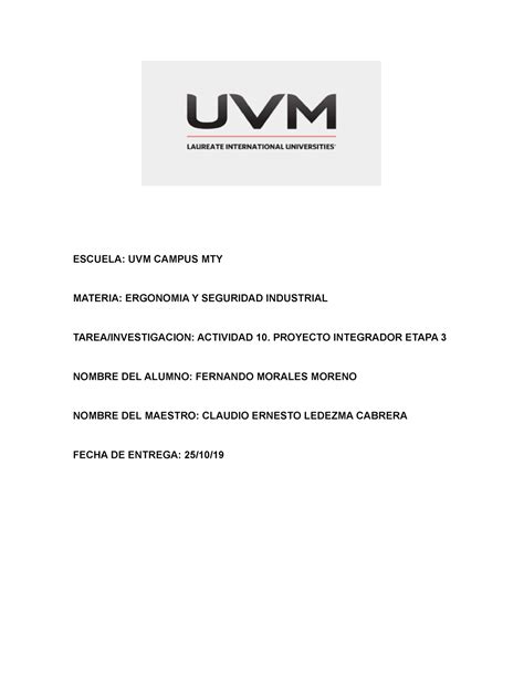 A10 FMM ERG SEG Actividad VIII Ejercicios de reacciones químicas