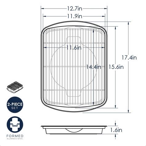 Extra Large Oven Crisp Baking Tray - Nordic Ware