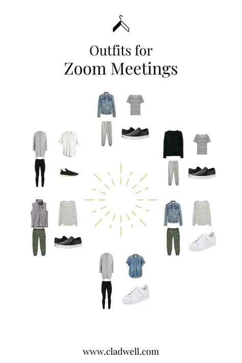 Outfits for Zoom Meetings | Cladwell, Cool things to make, How to run longer