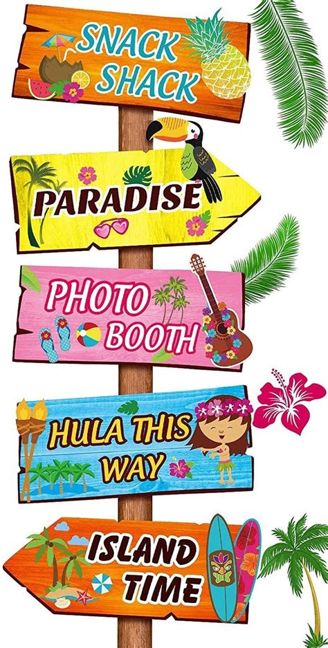 Tropical Island Hawaiian Luau Themed Party Decorating Ideas Artofit