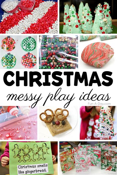 35+ Festive and Fun Christmas Messy Play Ideas - Fun-A-Day!