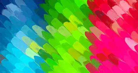 Rainbow Diagonal Brush Strokes Background Stock Vector By Shekaka