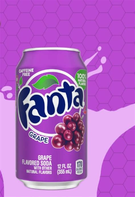 Fanta Grape | Soda drinks, Natural flavors, Energy drinks