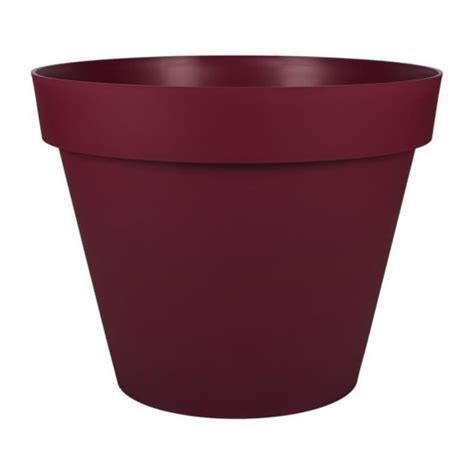 Eda Pot De Fleur Rond Toscane Cm Volume L X H Cm