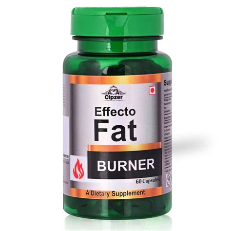 Cipzer Effecto Fat Burner Capsule Support Weight Loss 60 Caps