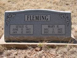 Mary Helen Stilwell Fleming 1922 1993 Homenaje De Find A Grave